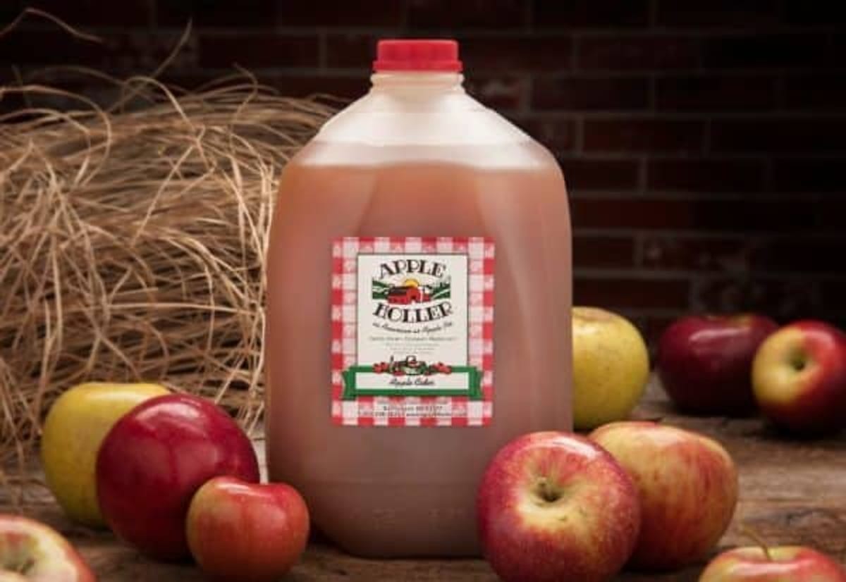 Delicious Apple Cider from apples picked from the Apple Holler orchard in Wisconsin, just north of Chicago