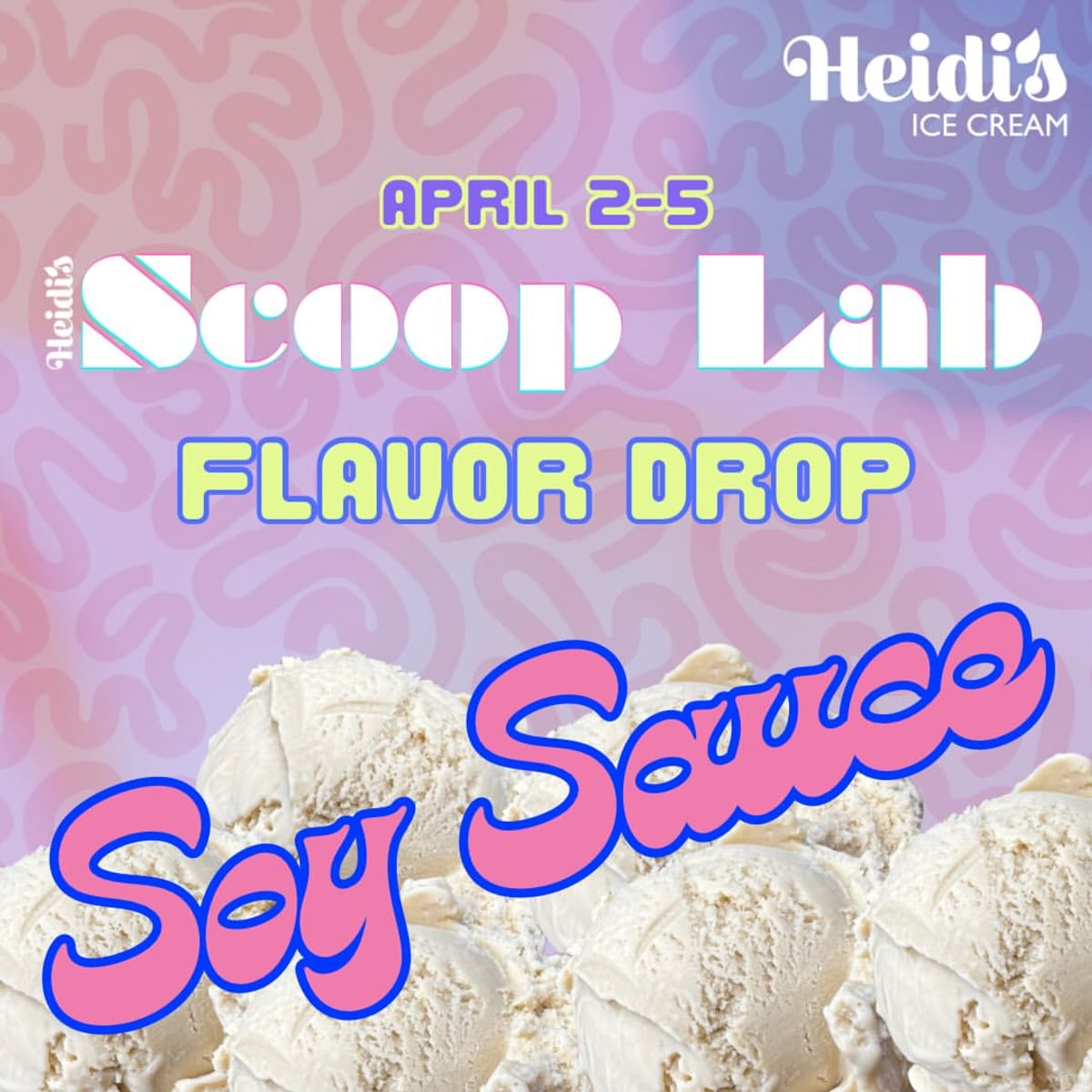 SCOOP LAB DROP #1 🧪🍦  SOY SAUCE.  Sweet, salty, unexpected—and only at Heid...